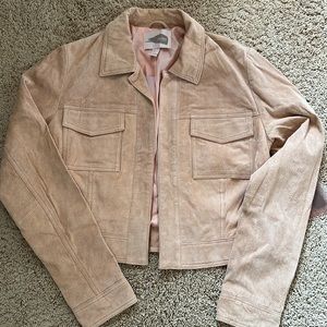Forever 21 casual pigskin leather jacket in size small